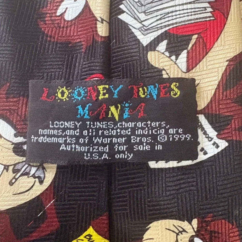 Vintage 90s Computer Novelty Tie Lot of 3 Taz Looney Tunes Steven Harris CDW IT